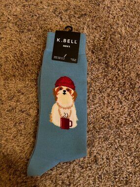 K. Bell men's crew socks 10-13 NWT